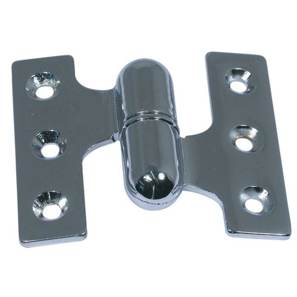 AG Hinge Lift Off Chrome 57 x 50mm Right Hand - PROTEUS MARINE STORE