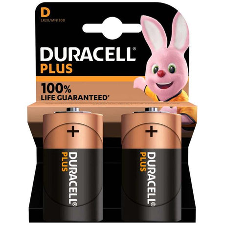 Duracell Batteries D (LR20) Cells (Pack of 2) - PROTEUS MARINE STORE
