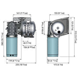 Quick BL2 Free Fall Windlass (600W / 12V / Rope Only) - PROTEUS MARINE STORE