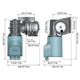 Quick BL2 Free Fall Windlass (900W / 12V / Rope Only) - PROTEUS MARINE STORE