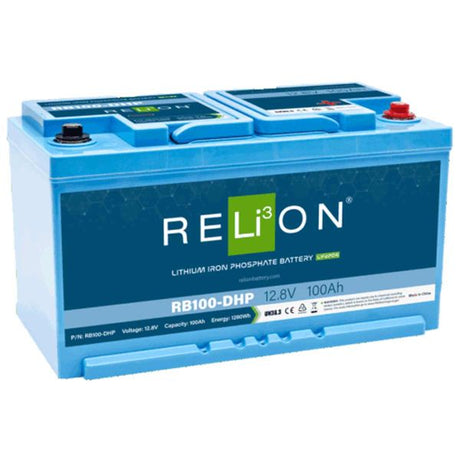 RELiON RB100-DHP Lifepo4 Lithium Ion Battery (12V / 100Ah / Din-HP) - PROTEUS MARINE STORE