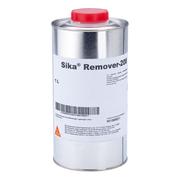 Sika Remover-208 Solvent Based Cleaning Agent 1 Litre - PROTEUS MARINE STORE