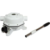 Whale Mk5 Sanitation Pump White Bulkhead - PROTEUS MARINE STORE