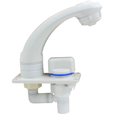 Whale Elegance Faucet Single Cold Only Mk2 White - PROTEUS MARINE STORE