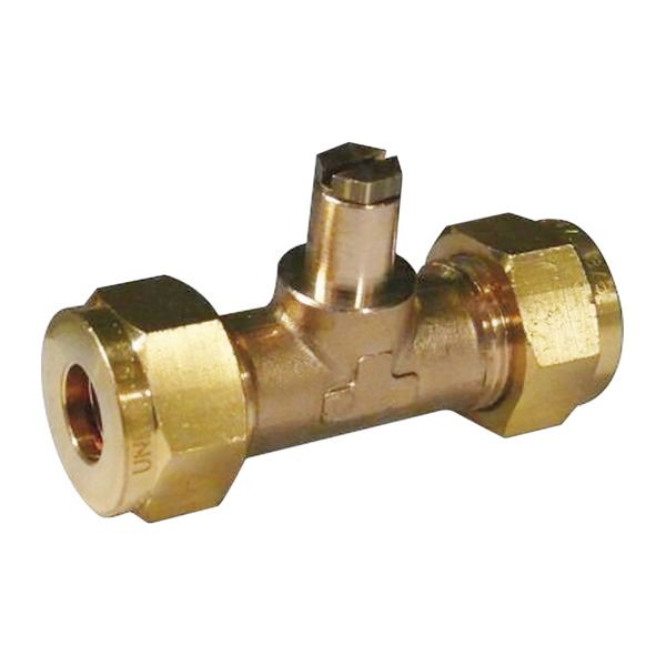 AG Gas Test Point Union Fitting (3/8" OD Pipe) - PROTEUS MARINE STORE