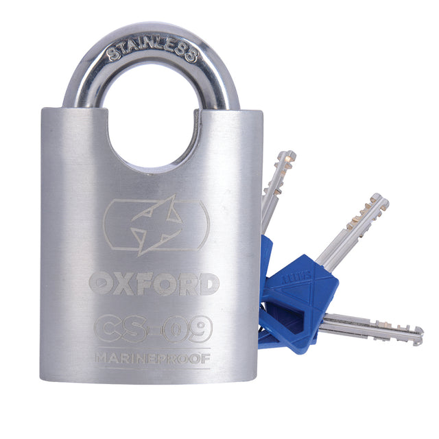 Oxford CS12 Marine Stainless Steel Padlock - PROTEUS MARINE STORE