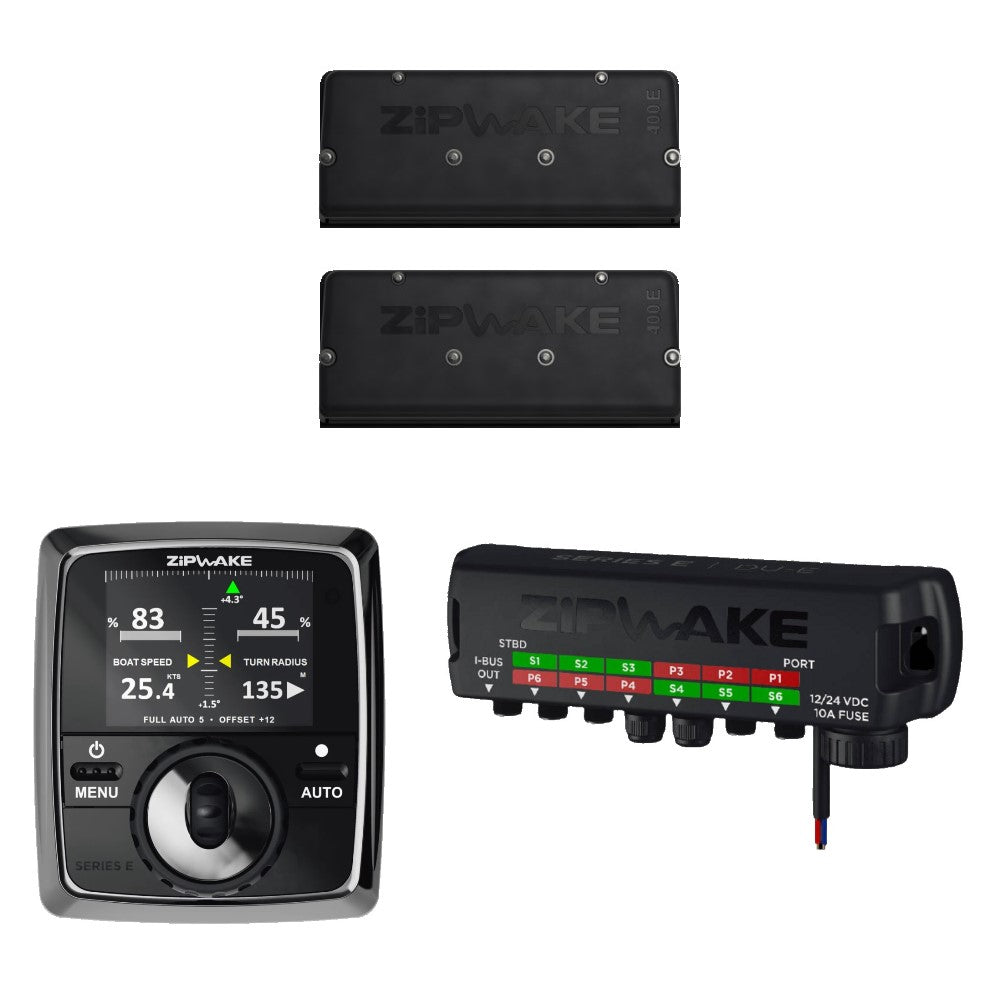 Zipwake Series E Dynamic Trim Control Kit - 400E Interceptor - PROTEUS MARINE STORE