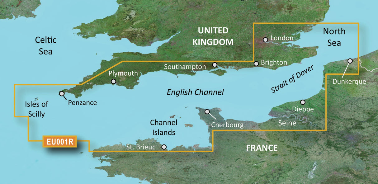 Garmin BlueChart G3 Vision Regular Area - VEU001R English Channel - PROTEUS MARINE STORE