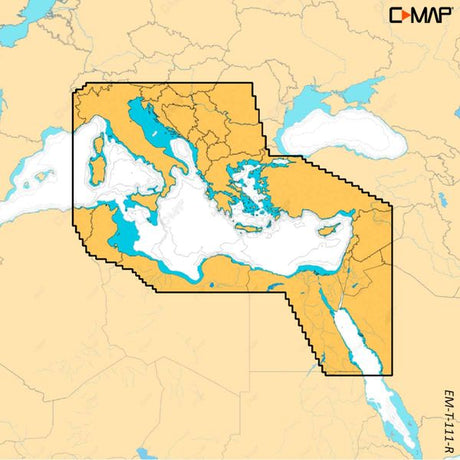 C-Map Reveal X M-EM-T-111-R-MS East Mediterranean (Large) - PROTEUS MARINE STORE