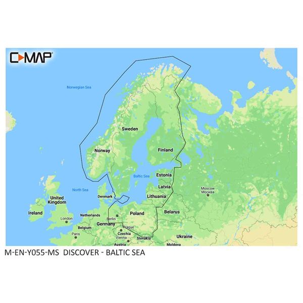 C-Map Discover M-EN-Y055-MS Baltic Sea (Large) - PROTEUS MARINE STORE