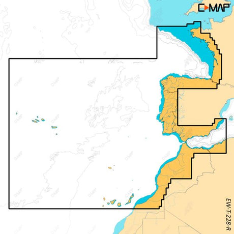 C-Map Reveal X M-EW-T-228-R-MS West European Coasts (Large) - PROTEUS MARINE STORE