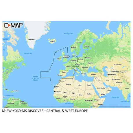 C-Map Discover M-EW-Y060-MS Central & West Europe (Large) - PROTEUS MARINE STORE