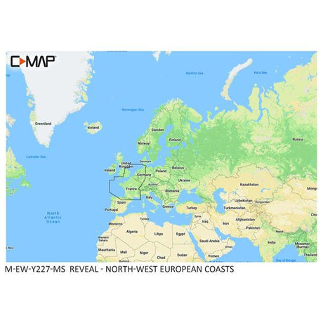 C-Map Reveal M-EW-Y227-MS North West Europe (Medium) - PROTEUS MARINE STORE