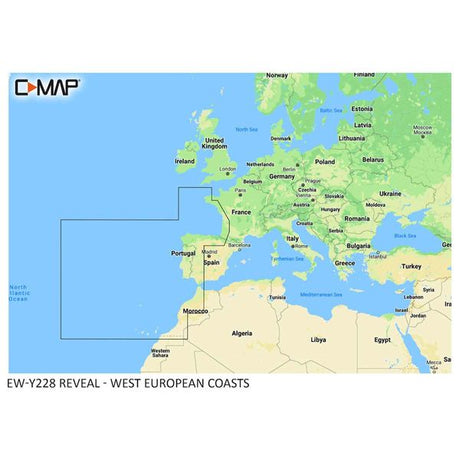 C-Map Reveal M-EW-Y228-MS West European Coasts (Large) - PROTEUS MARINE STORE