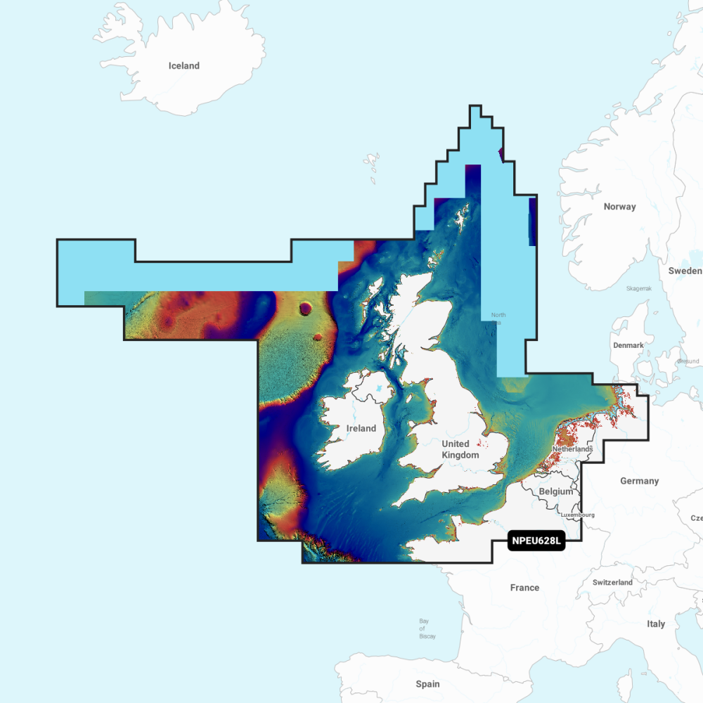 Navionics Platinum+ Large Chart: EU628L - UK, Ireland & Holland - PROTEUS MARINE STORE