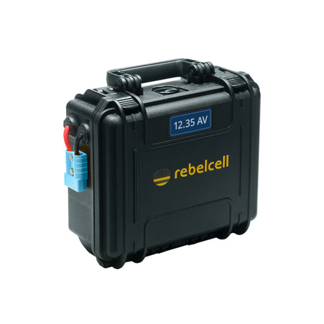 Rebelcell Outdoorbox 12.35 AV - 12V 35A 432Wh & 12.6V10A Charger - PROTEUS MARINE STORE
