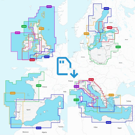 Navionics+ Regular Chart: Blank Download Card - PROTEUS MARINE STORE