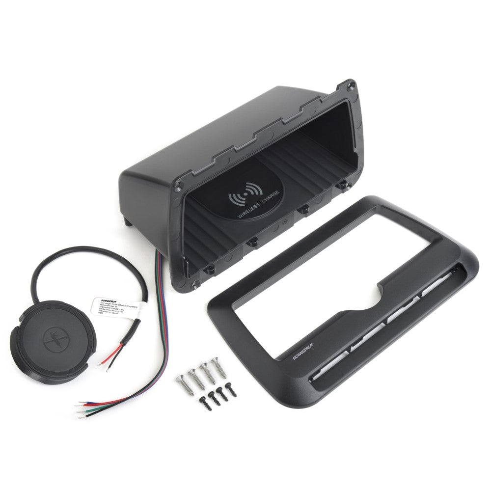 ROKK Wireless - Cove LED 10W Waterproof Phone Charging Pocket 12/24V - PROTEUS MARINE STORE