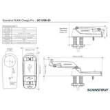 Scanstrut SC-USB-03 Charge Pro - USB A & C Fast Charge Socket - PROTEUS MARINE STORE