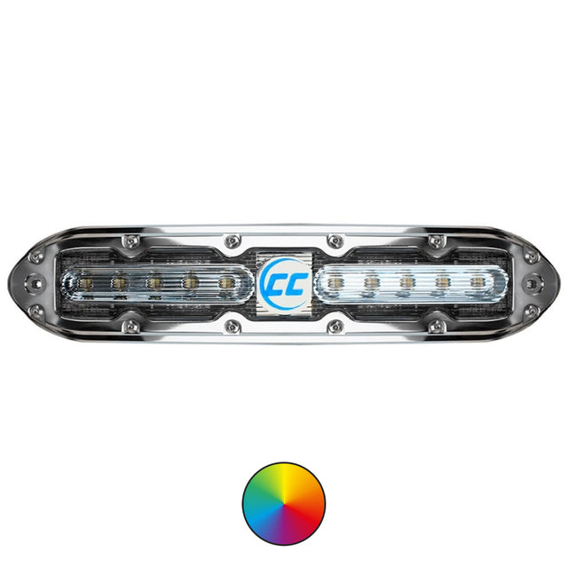 Shadow-Caster SCM-10-EXT-CC Underwater SS LED Light - RGB - PROTEUS MARINE STORE