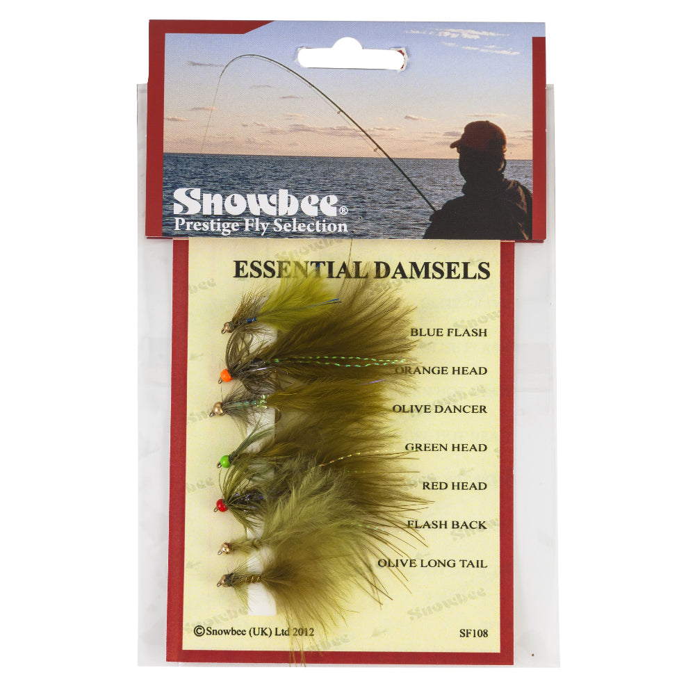 Snowbee Stillwater & General Fly Selection - SF108 Essential Damsels - PROTEUS MARINE STORE