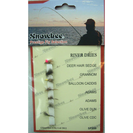 Snowbee River Barbed Fly Selection - SF200 River Dries - PROTEUS MARINE STORE