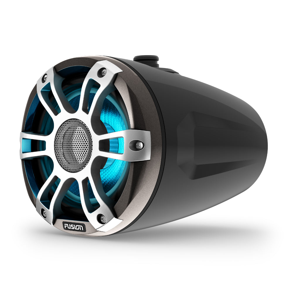 Fusion FLT653SPW 6.5" 3i CRGBW LED Tower Speaker 230W - Sports Black - PROTEUS MARINE STORE