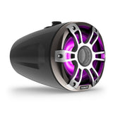 Fusion FLT653SPW 6.5" 3i CRGBW LED Tower Speaker 230W - Sports Black - PROTEUS MARINE STORE