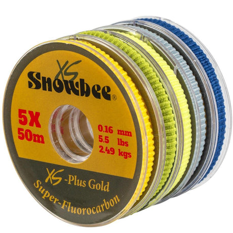 Snowbee XS-Plus Gold Super-Flurocarbon Line Clear 50m - 6.5lbs - PROTEUS MARINE STORE